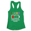Teacher Summer Recharge Required Last Day Of School Funny Shirt & Tank Top | siriusteestore