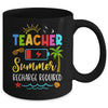 Teacher Summer Recharge Required Last Day School Women Funny Mug | siriusteestore