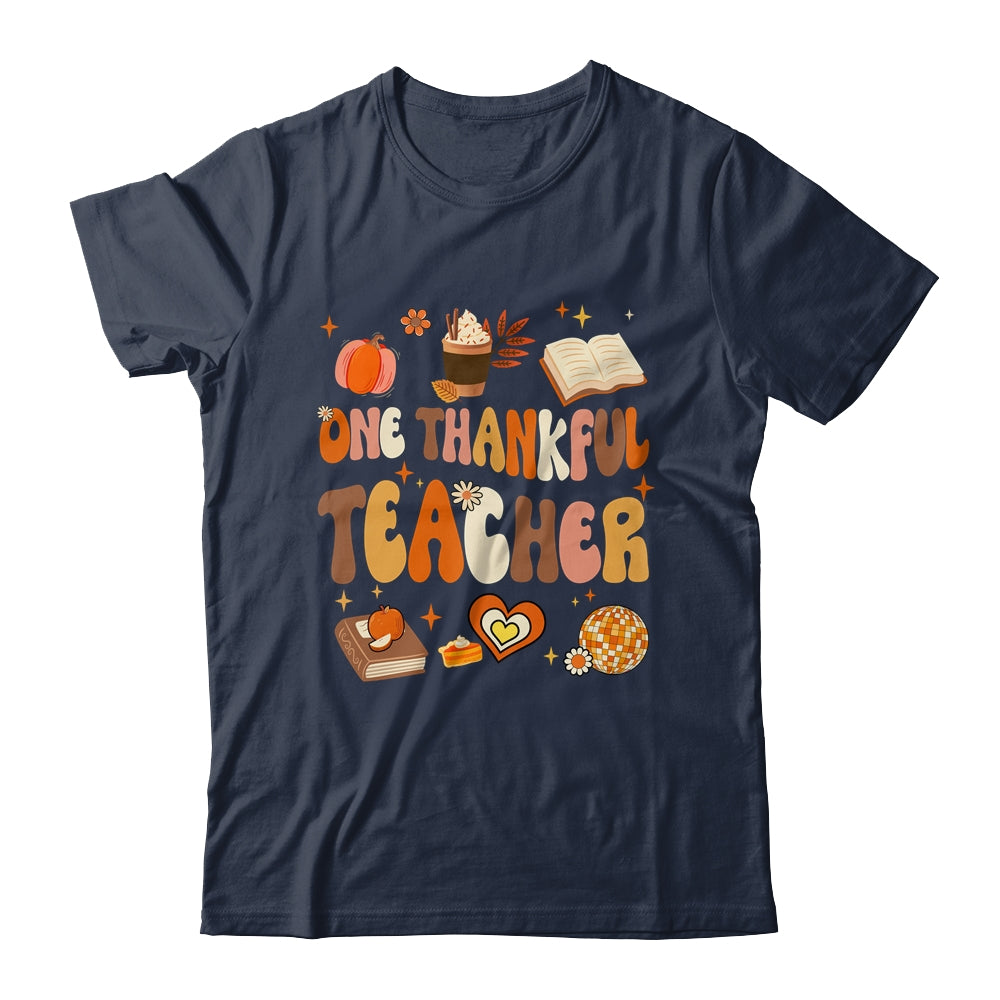 Teacher Thanksgiving For Women One Thankful Teacher Shirt & Hoodie | siriusteestore