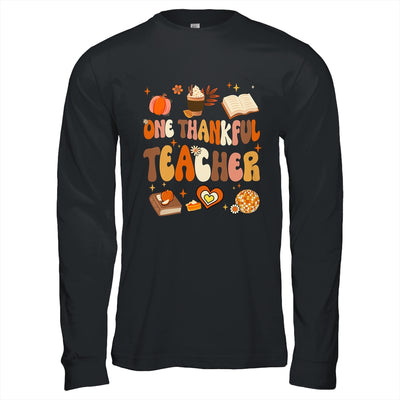 Teacher Thanksgiving For Women One Thankful Teacher Shirt & Hoodie | siriusteestore