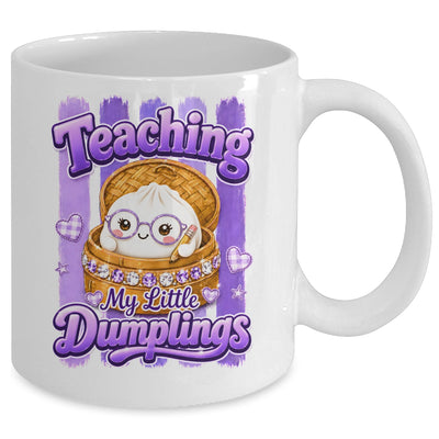 Teaching My Little Dumplings Kawaii Teacher Back To School Mug | siriusteestore