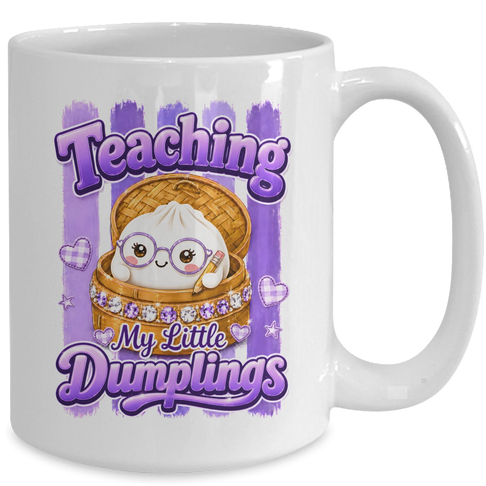 Teaching My Little Dumplings Kawaii Teacher Back To School Mug | siriusteestore