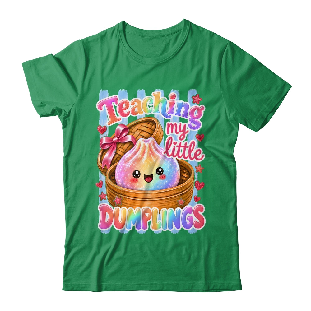 Teaching My Little Dumplings Teacher Striped Kawaii Cute Shirt & Hoodie | siriusteestore