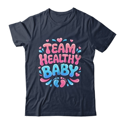 Team Healthy Baby Gender Reveal Party Announcement Shirt & Sweatshirt | siriusteestore