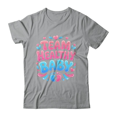 Team Healthy Baby Gender Reveal Party Announcement Shirt & Sweatshirt | siriusteestore