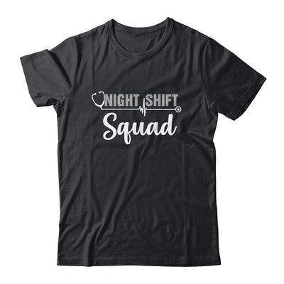 Team Night Shift Squad Funny Doctor Nurse Nursing RN LPN CNA Shirt & Hoodie | siriusteestore