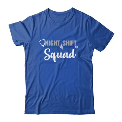 Team Night Shift Squad Funny Doctor Nurse Nursing RN LPN CNA Shirt & Hoodie | siriusteestore