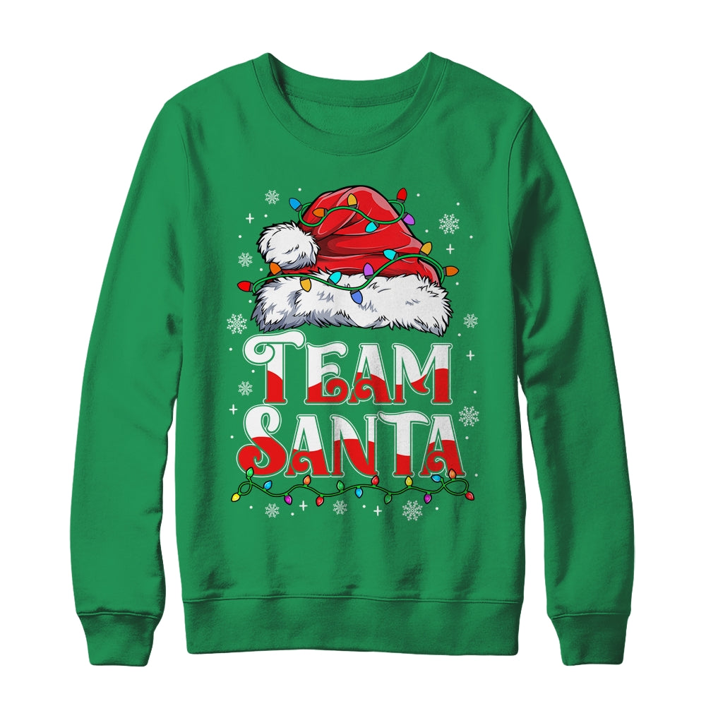 Team Santa Claus Christmas Family Matching Funny Xmas Shirt & Sweatshirt | siriusteestore