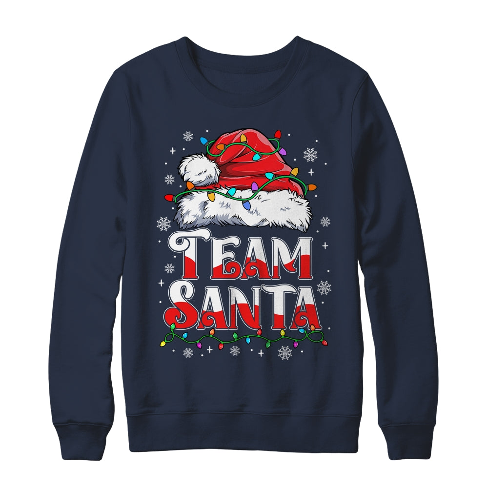 Team Santa Claus Christmas Family Matching Funny Xmas Shirt & Sweatshirt | siriusteestore