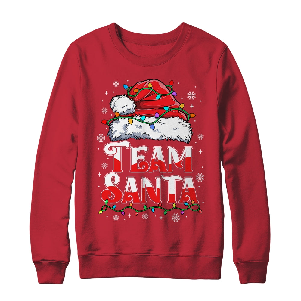 Team Santa Claus Christmas Family Matching Funny Xmas Shirt & Sweatshirt | siriusteestore