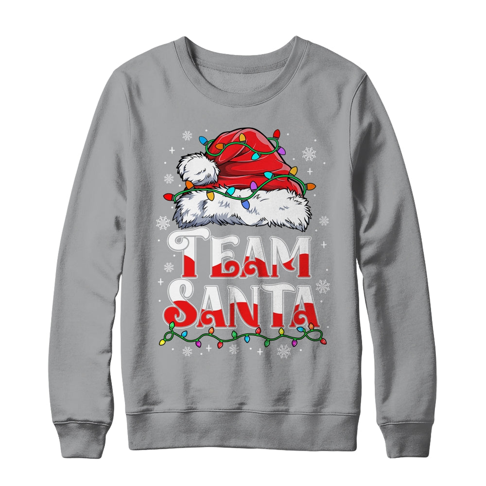 Team Santa Claus Christmas Family Matching Funny Xmas Shirt & Sweatshirt | siriusteestore