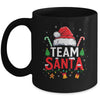 Team Santa Red Plaid Christmas Family Matching Boys Girls Mug | siriusteestore