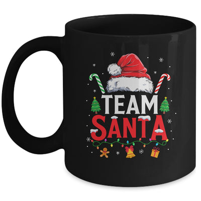 Team Santa Red Plaid Christmas Family Matching Boys Girls Mug | siriusteestore