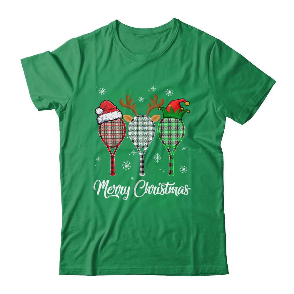 Tennis For Men Women Merry Chistmas Tennis Racket Christmas Shirt & Sweatshirt | siriusteestore