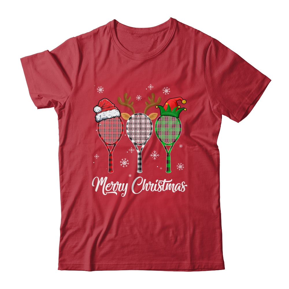 Tennis For Men Women Merry Chistmas Tennis Racket Christmas Shirt & Sweatshirt | siriusteestore