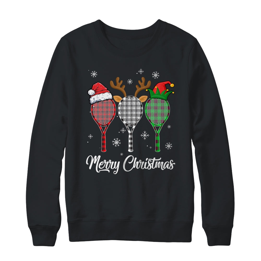 Tennis For Men Women Merry Chistmas Tennis Racket Christmas Shirt & Sweatshirt | siriusteestore