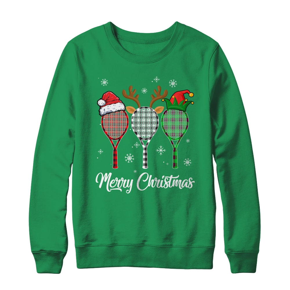 Tennis For Men Women Merry Chistmas Tennis Racket Christmas Shirt & Sweatshirt | siriusteestore