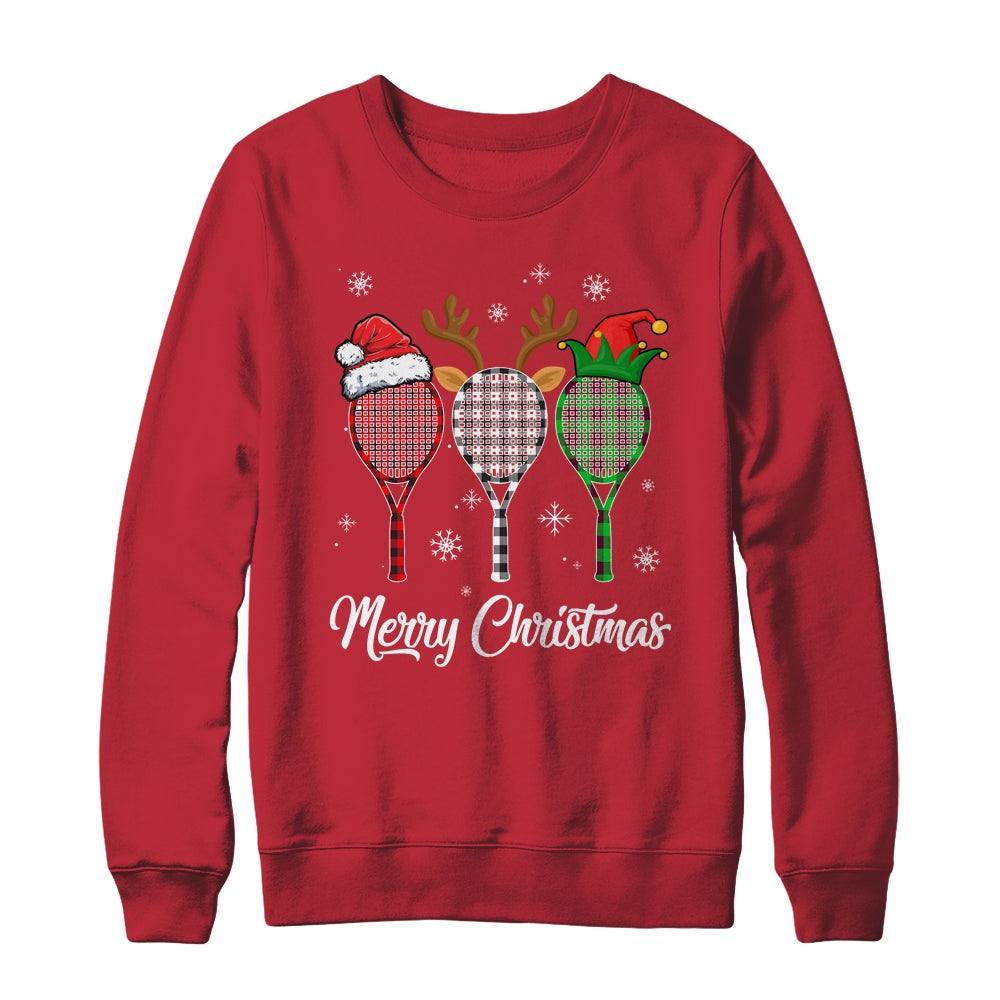 Tennis For Men Women Merry Chistmas Tennis Racket Christmas Shirt & Sweatshirt | siriusteestore