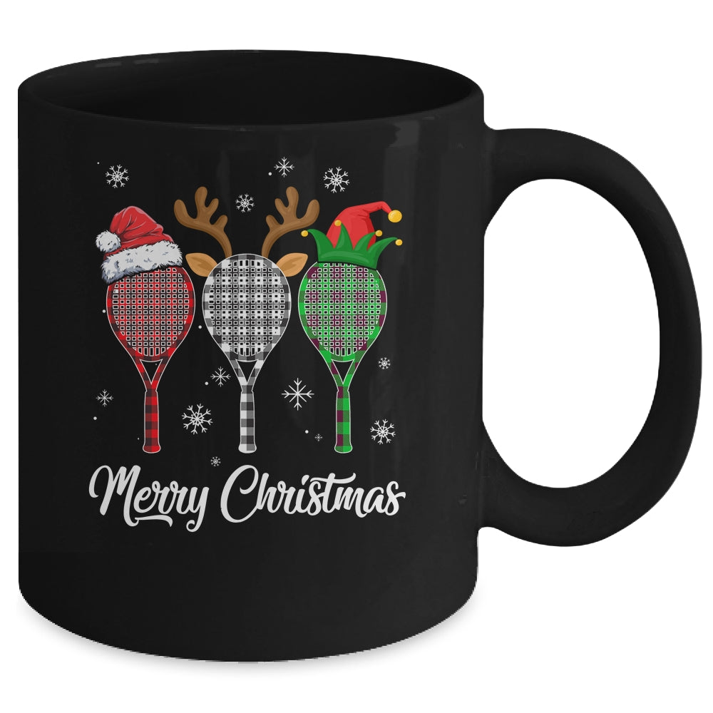 Tennis For Men Women Merry Chistmas Tennis Racket Christmas Mug | siriusteestore