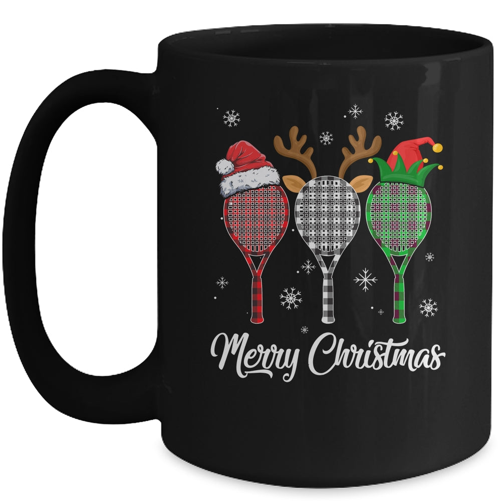 Tennis For Men Women Merry Chistmas Tennis Racket Christmas Mug | siriusteestore