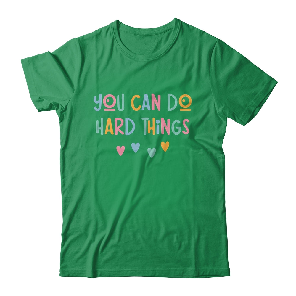 Test Day Teacher You Can Do Hard Things Testing Women Kids Shirt & Hoodie | siriusteestore