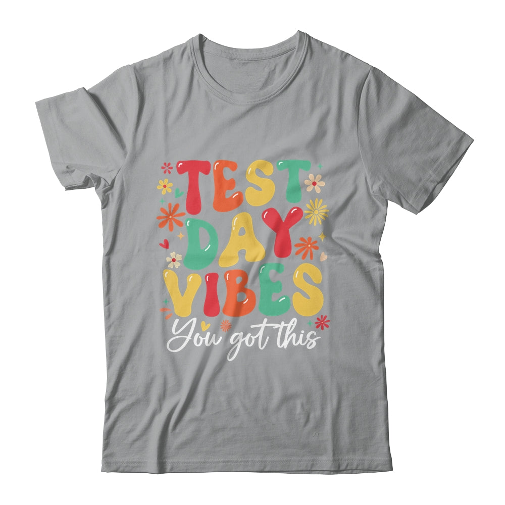 Test Day Vibes Groovy Testing Day Teacher Student Exam Shirt & Hoodie | siriusteestore
