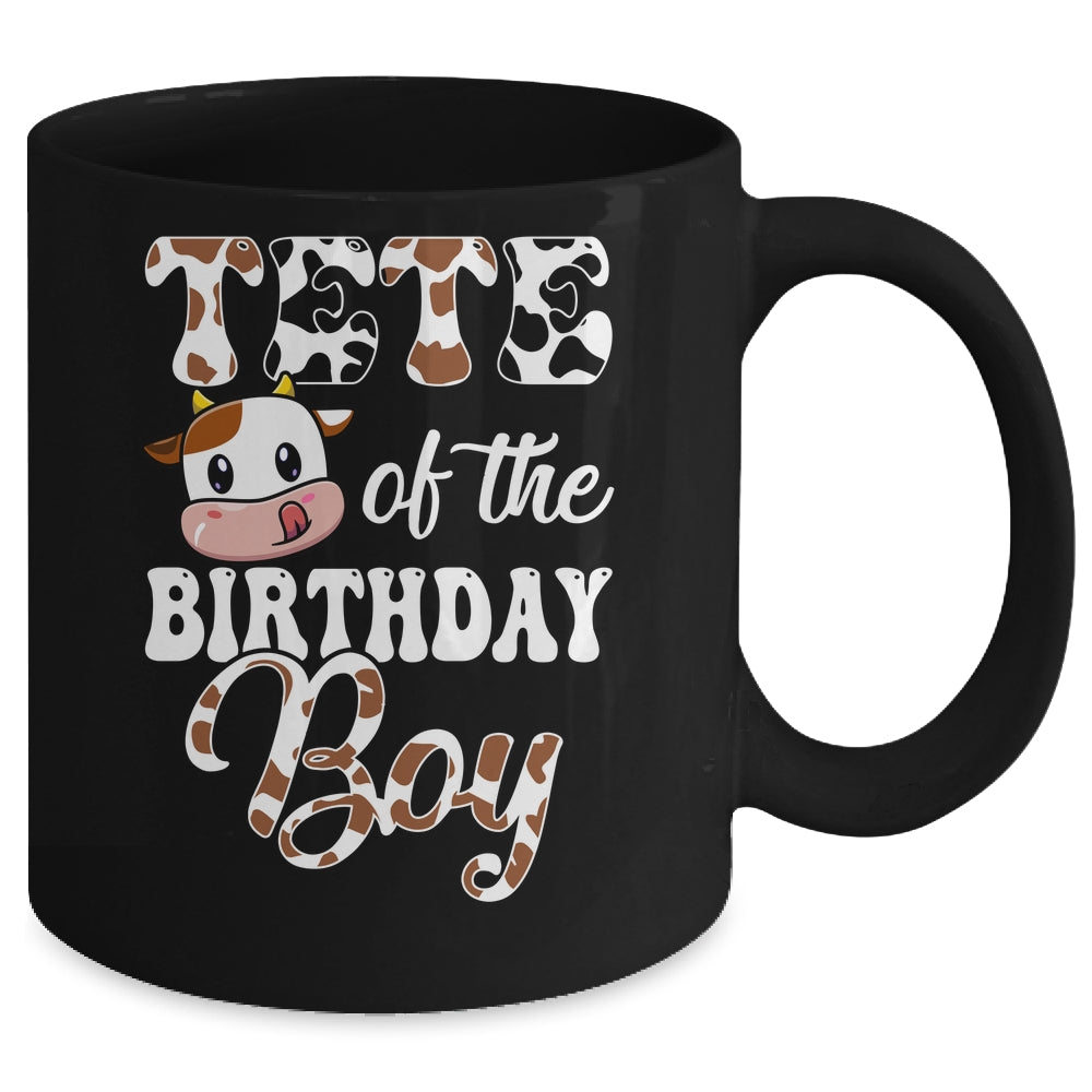 Tete Of The Birthday Boy Cow Farm 1st Birthday Boy Mug | siriusteestore