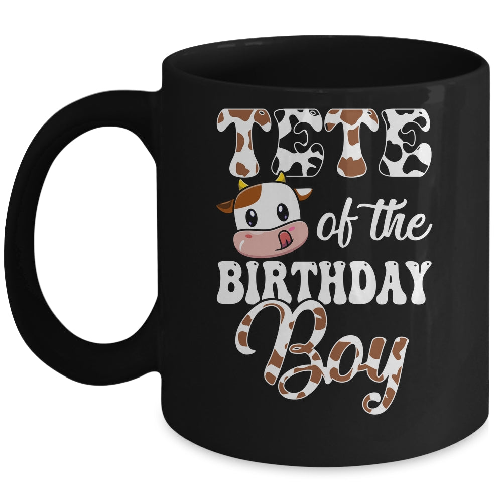 Tete Of The Birthday Boy Cow Farm 1st Birthday Boy Mug | siriusteestore