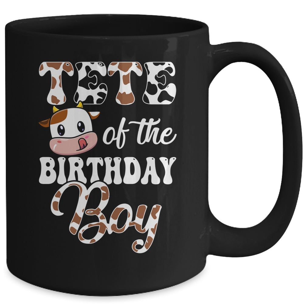 Tete Of The Birthday Boy Cow Farm 1st Birthday Boy Mug | siriusteestore