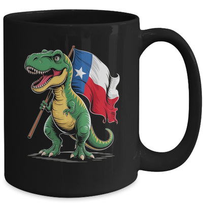 Texas Lover Kids Boys Dinosaur Lover USA Texas Flag Mug | siriusteestore