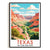 Texas Travel Print Poster Lone Star State Scenic Vista Souvenir Wall Art Landscape Picture Suitable For Home Room Living Room Office Bedroom Decor Unframed | siriusteestore