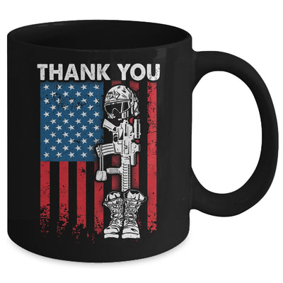 Thank You Patriotic Memorial Day 4th Of July US Flag Mug | siriusteestore