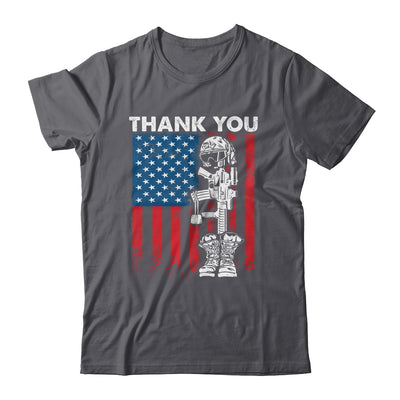 Thank You Patriotic Memorial Day 4th Of July US Flag Shirt & Hoodie | siriusteestore