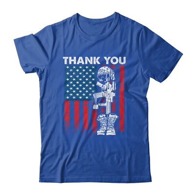 Thank You Patriotic Memorial Day 4th Of July US Flag Shirt & Hoodie | siriusteestore