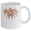 Thankful Coquette Bow Fall Autumn Season Thanksgiving Season Mug | siriusteestore