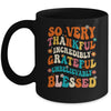 Thankful Grateful Blessed Happy Thanksgiving Day Funny Mug | siriusteestore