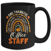 Thankful Office Staff Thanksgiving School Secretary Office Mug | siriusteestore