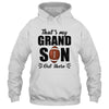 That's My Grandson Out There Football Lover Grandma Grandpa Shirt & Tank Top | siriusteestore