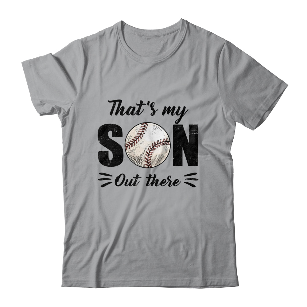 That's My Son Out There Baseball Lover Grandma Grandpa Shirt & Tank Top | siriusteestore