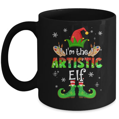 The Artistic Elf Group Matching Family Christmas Art Mug | siriusteestore