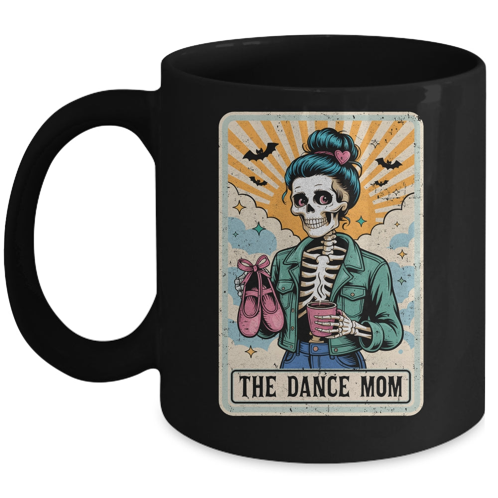The Dance Mom Skeleton Tarot Card Dance Mama Mother's Day Mug | siriusteestore
