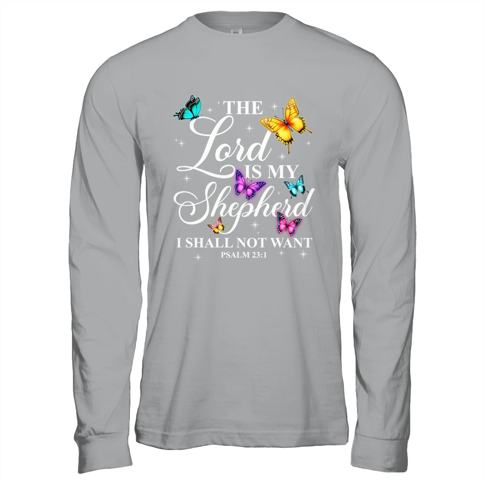The Lord Is My Shepherd Butterfly Christian Psalm 23:1 Shirt & Hoodie | siriusteestore