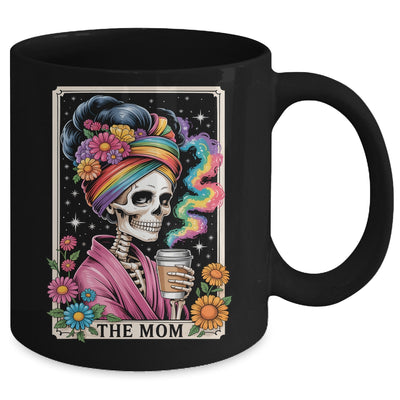 The Mom Funny Tarot Card Women Messy Bun Coffee Mommy Mama Mug | siriusteestore