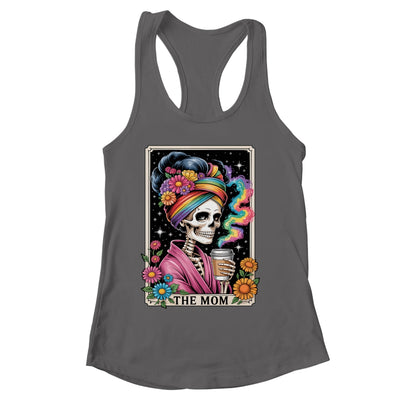 The Mom Funny Tarot Card Women Messy Bun Coffee Mommy Mama Shirt & Tank Top | siriusteestore