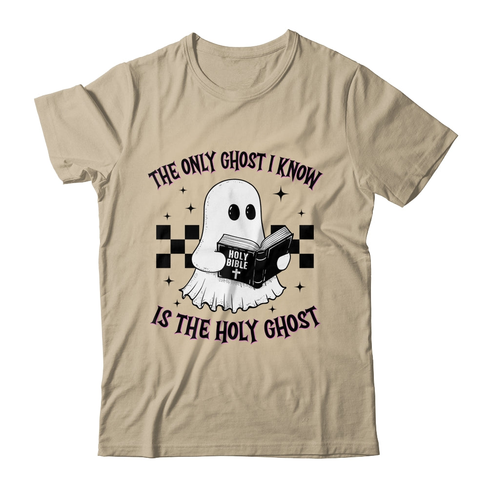 The Only Ghost I Know Is The Holy Ghost Funny Boo Bible Shirt & Sweatshirt | siriusteestore