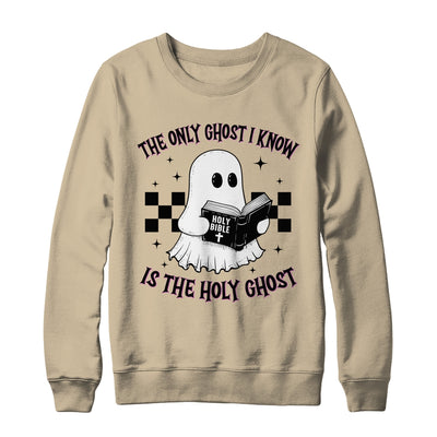 The Only Ghost I Know Is The Holy Ghost Funny Boo Bible Shirt & Sweatshirt | siriusteestore