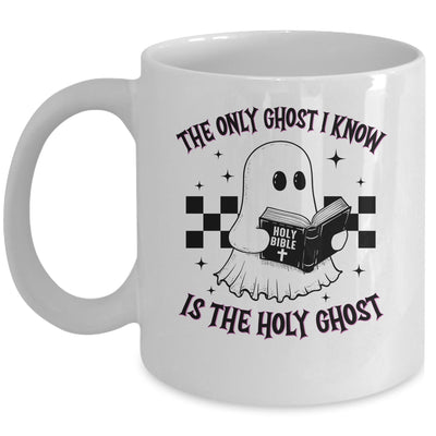The Only Ghost I Know Is The Holy Ghost Funny Boo Bible Mug | siriusteestore