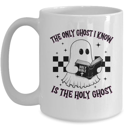 The Only Ghost I Know Is The Holy Ghost Funny Boo Bible Mug | siriusteestore