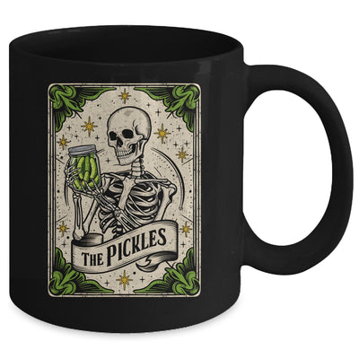The Pickles Tarot Card Skeleton Canning Season Gardener Mug | siriusteestore