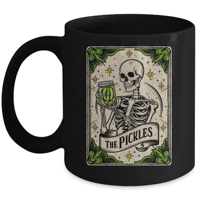 The Pickles Tarot Card Skeleton Canning Season Gardener Mug | siriusteestore